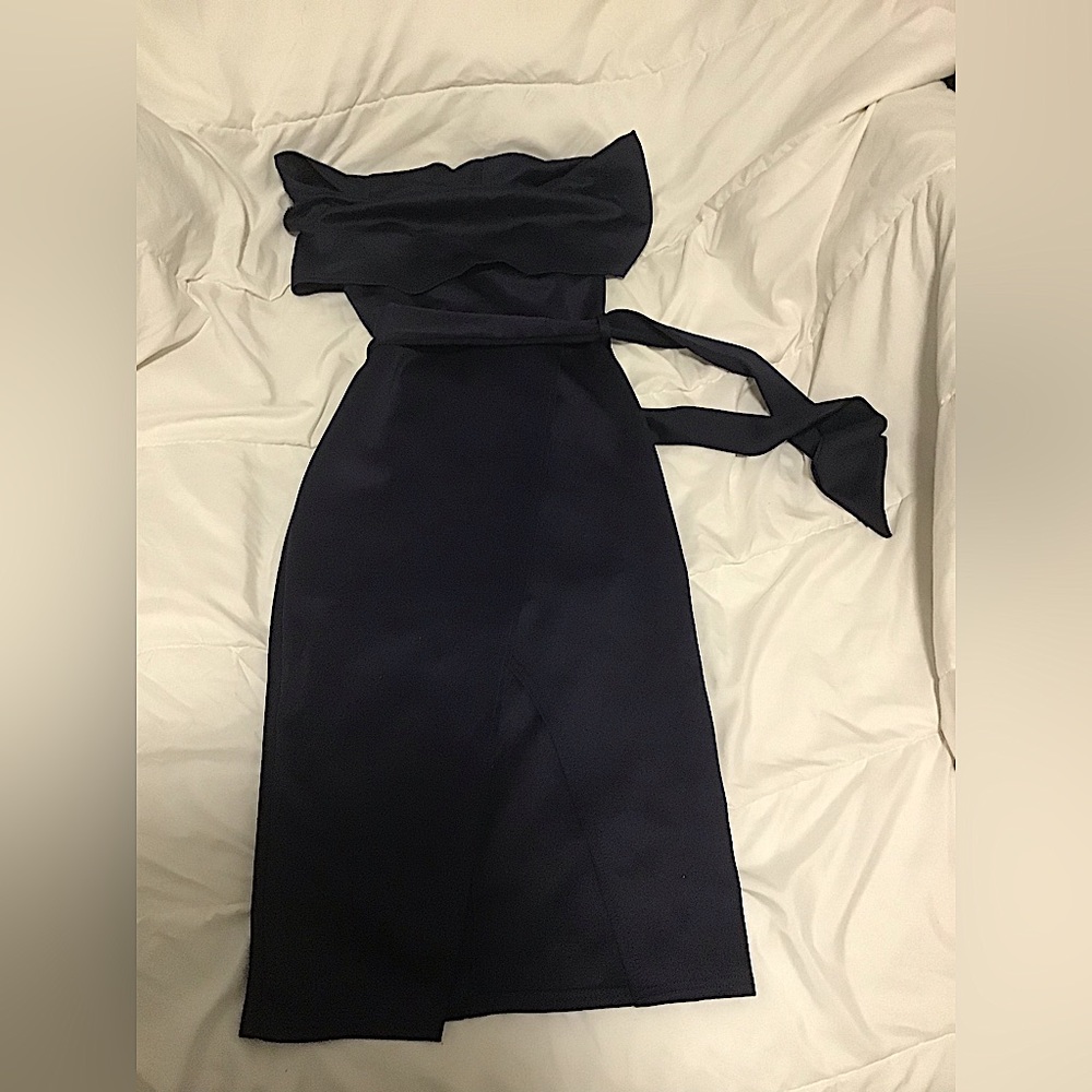 Navy Blue Club London Midi dress
